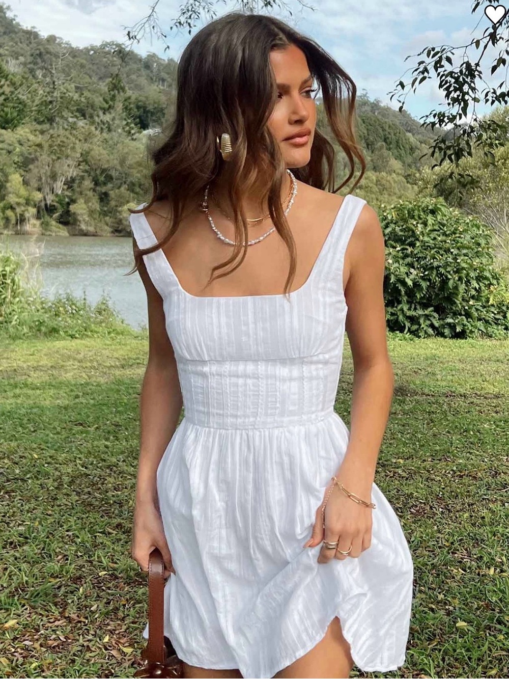 Princess Polly Lorinda Mini Dress White Size US 4 New With Tags